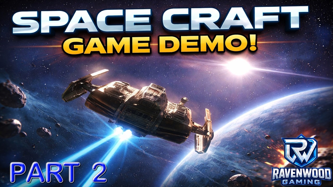 Spacecraft Demo Part 2 – Mining Resources & Upgrading My Ship! ⛏️🚀