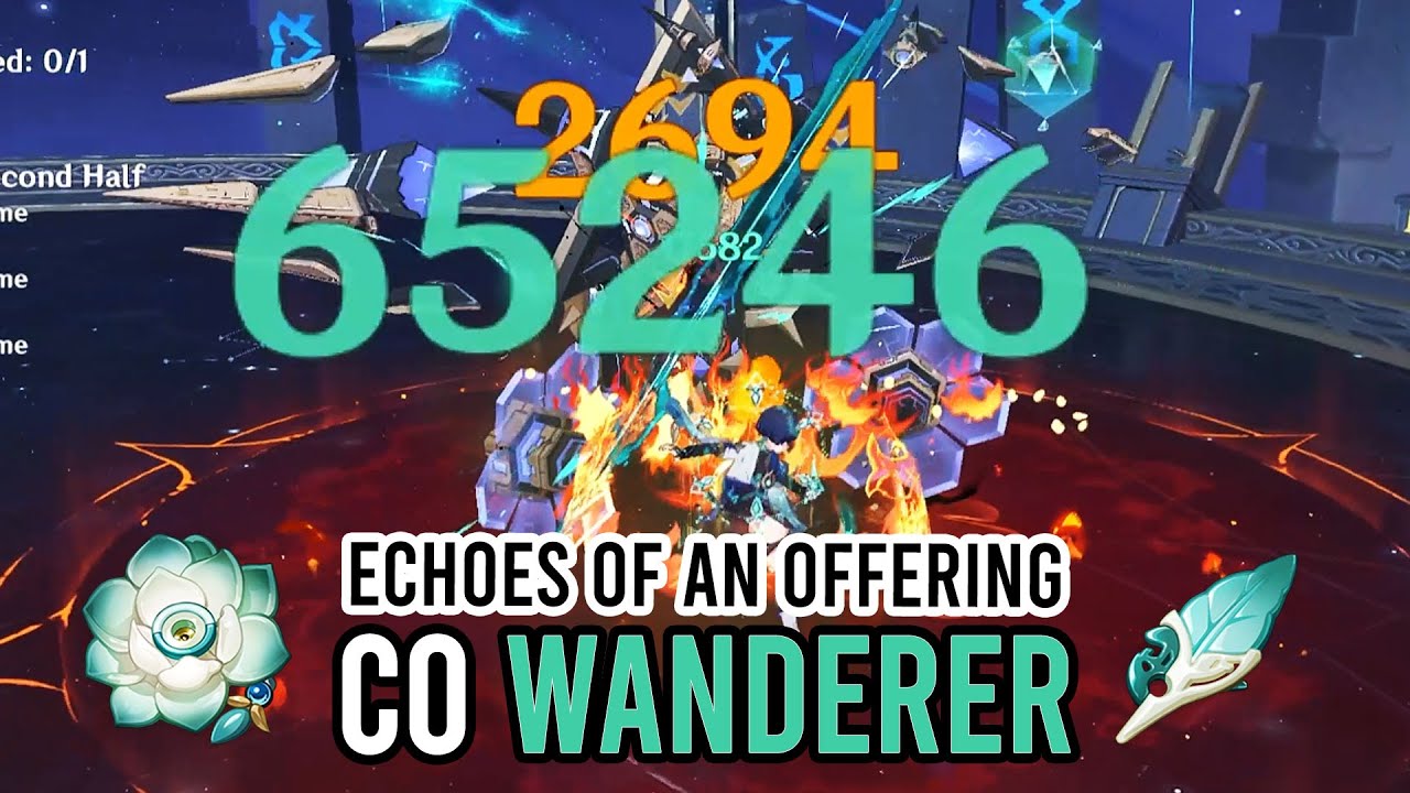 C0 Wanderer Hypercarry but with Echoes of an Offering set | Genshin Impact