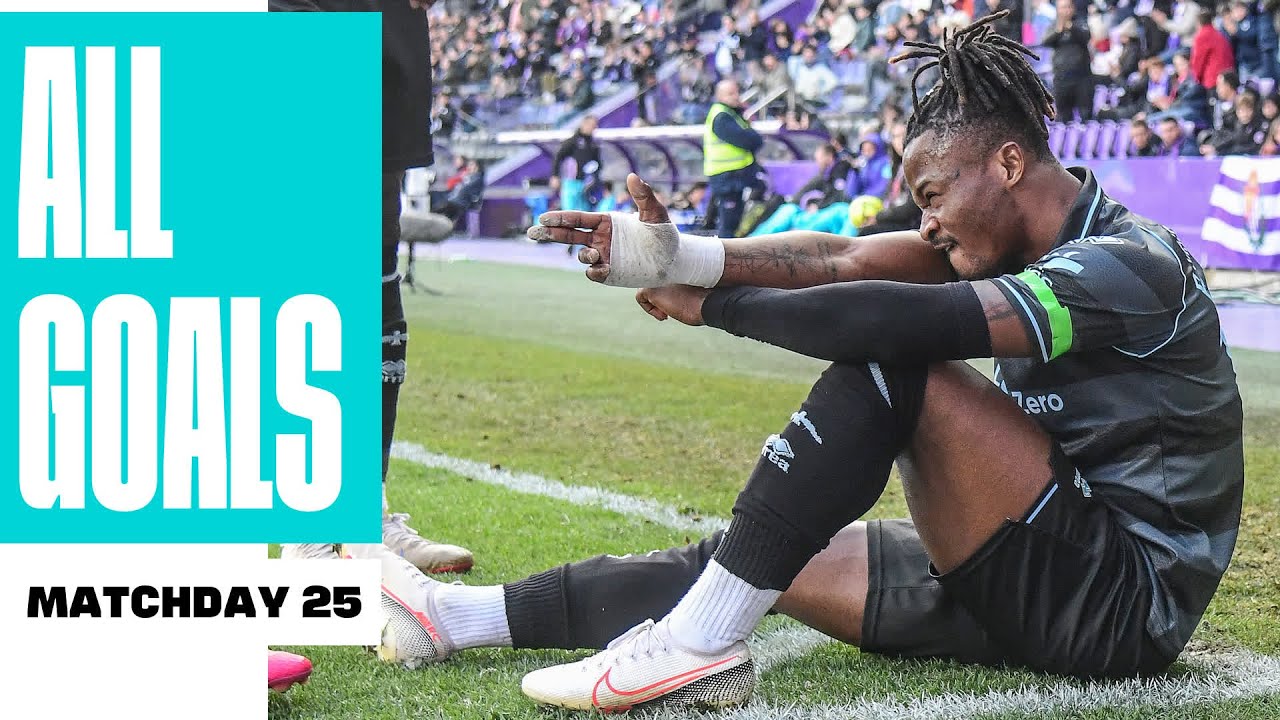 TODOS los GOLES de la JORNADA 25 de LALIGA HYPERMOTION 2025/26