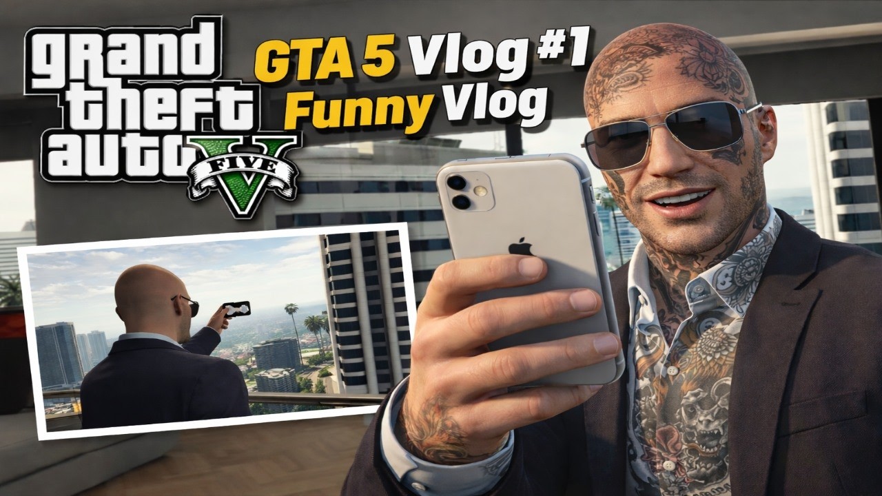 👉 GTA 5 Vlog #1 😎 | Funny Vlog | First Day as a Vlogger