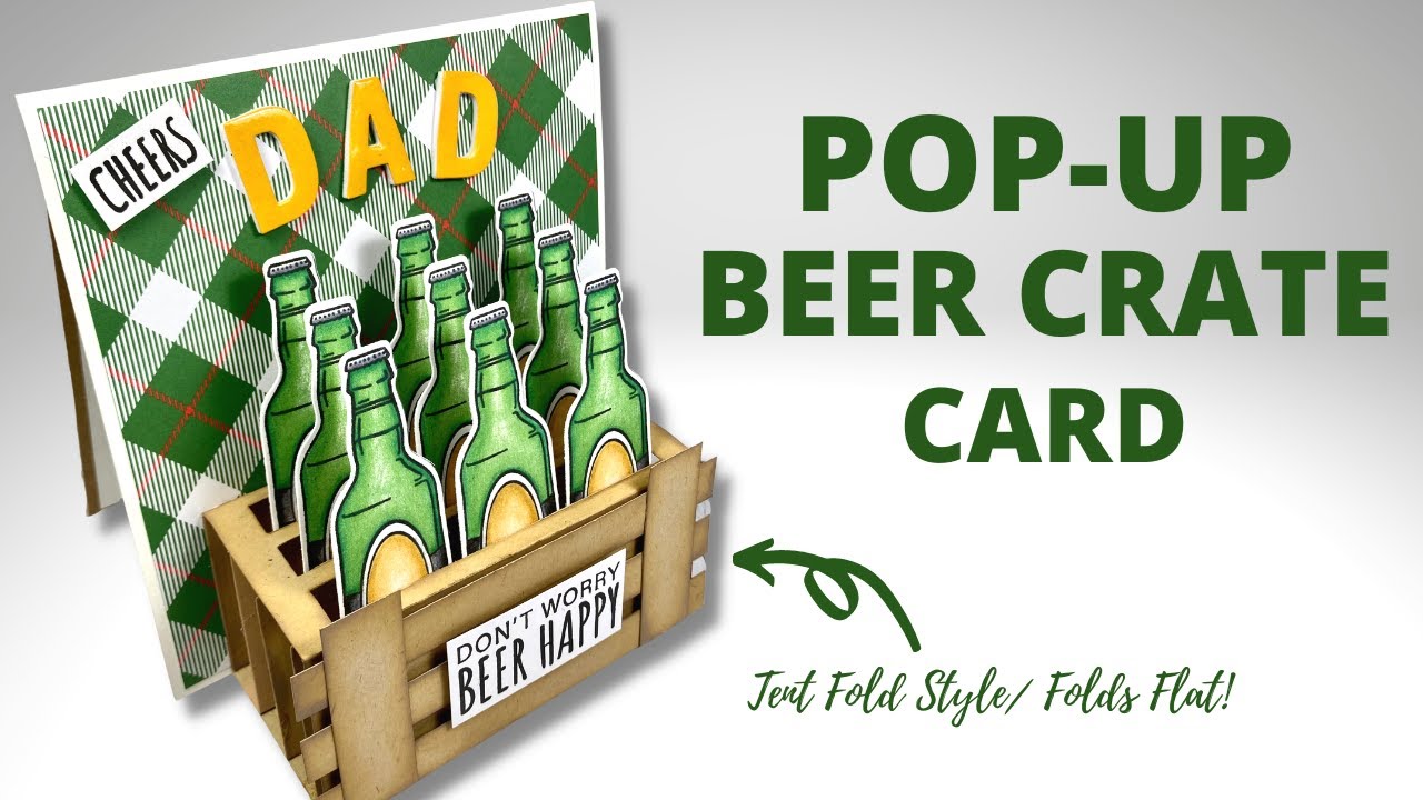 Pop Up Beer Bottle Card | MASCULINE Card Ideas!!!