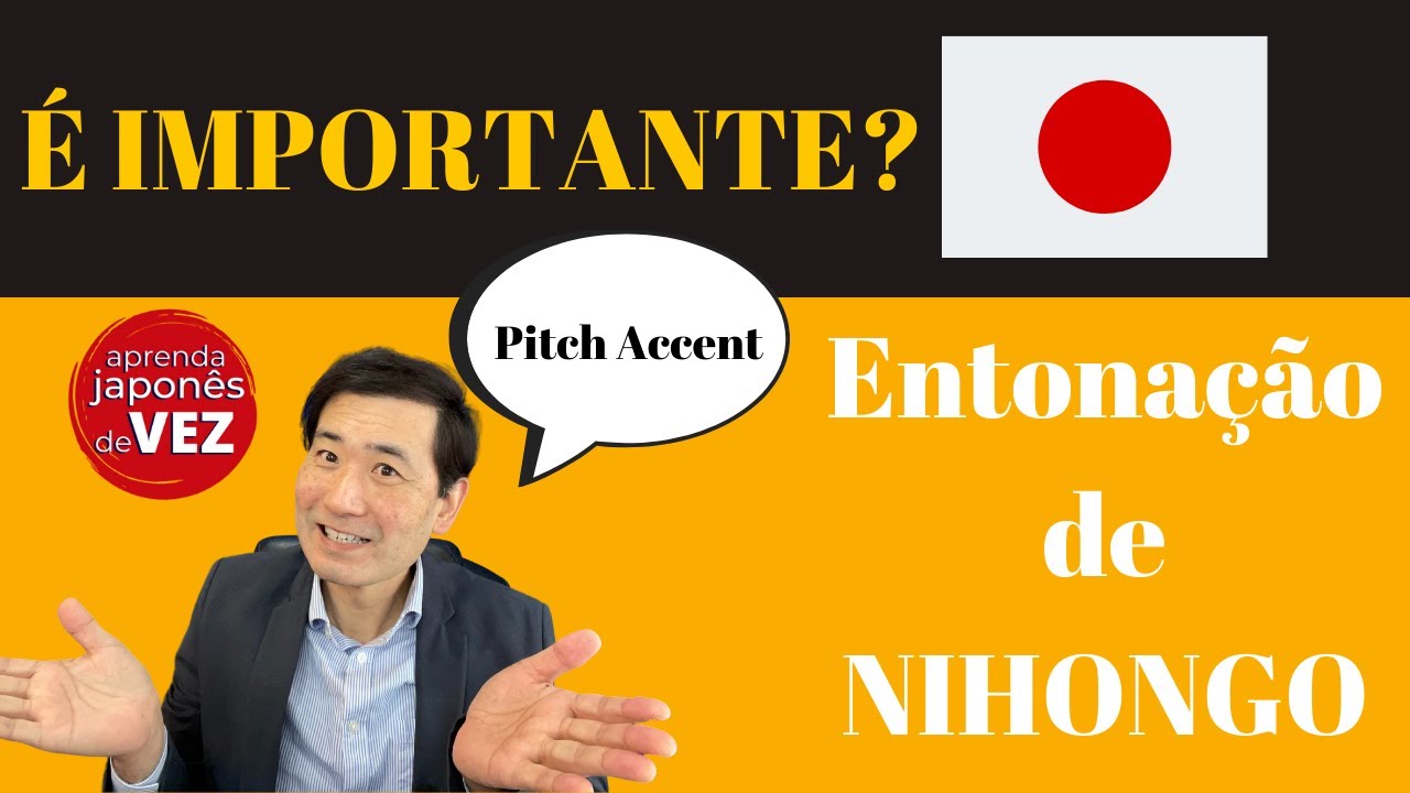Pitch Accent   entonação do idioma japones - Aula gratuita de nihongo (japonês) sensei Koji Muto