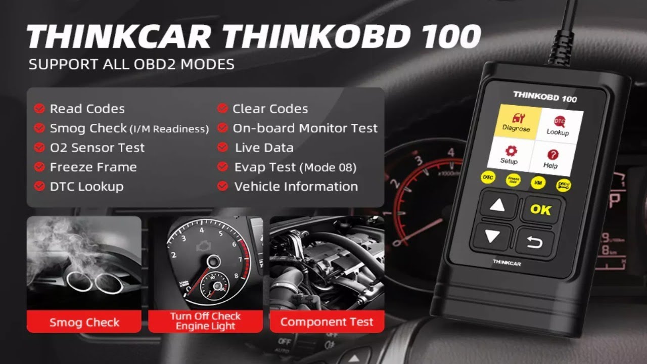 THINKCAR THINKOBD 100: FIX Your Check Engine Light !