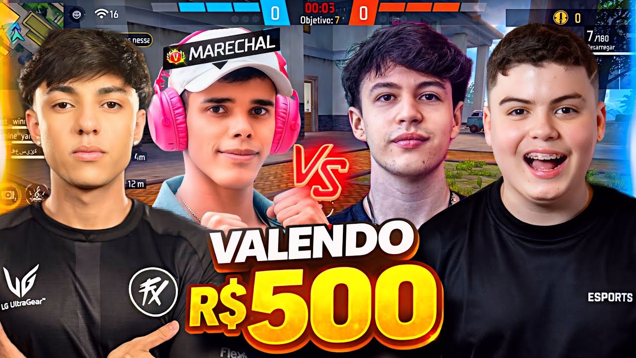 4x4 PESADO VALENDO R$500! 🔥 TWO9 & PHZIN vs MARECHAL & MANOMAX