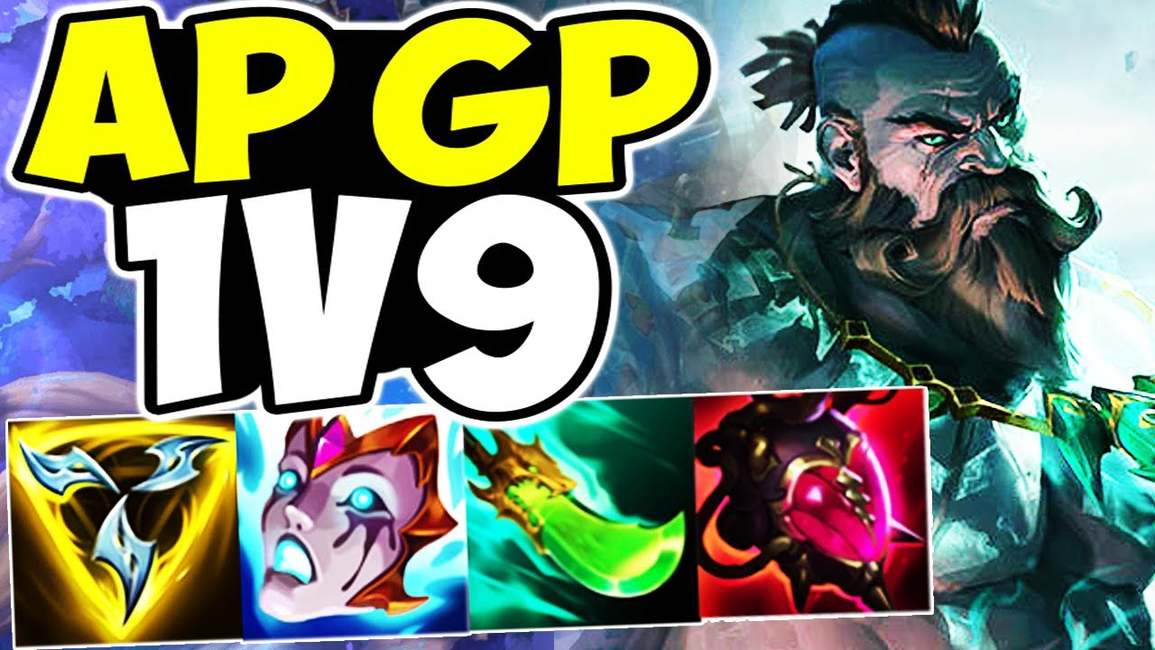 INSANE AP GANGPLANK 1V9