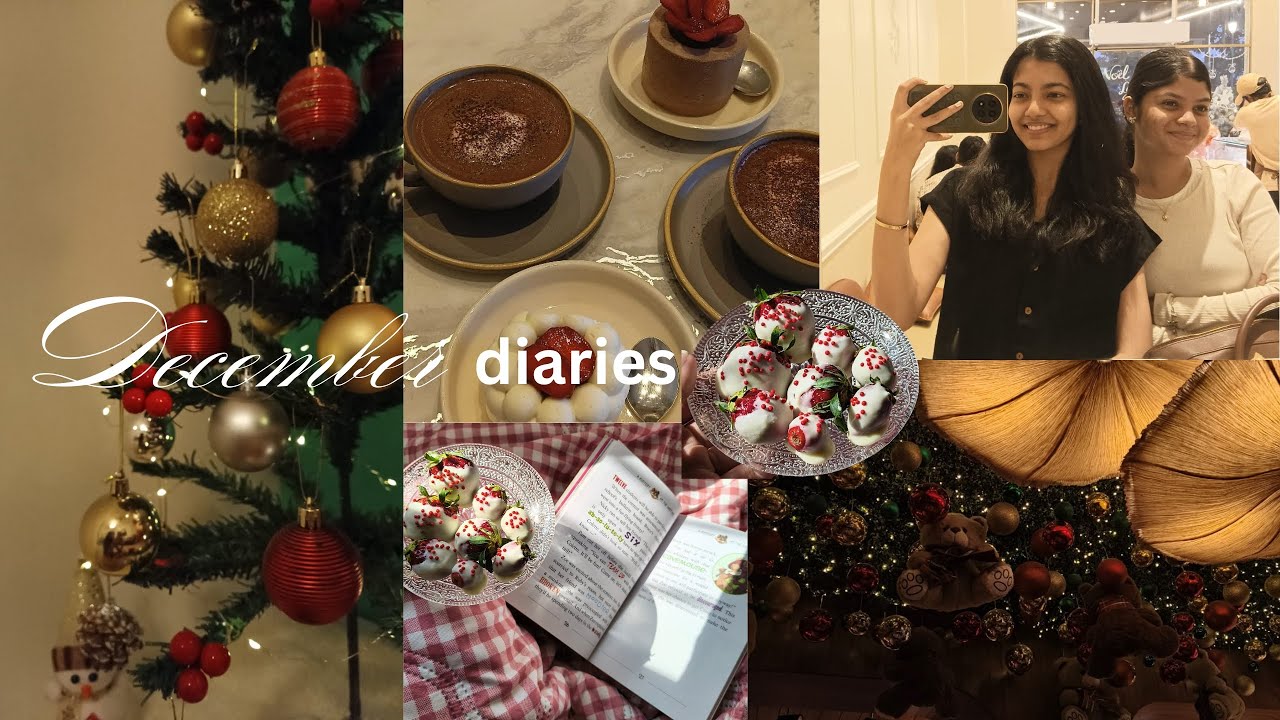 December diaries...cafe dates, x-mas decoration and more🎄🎀