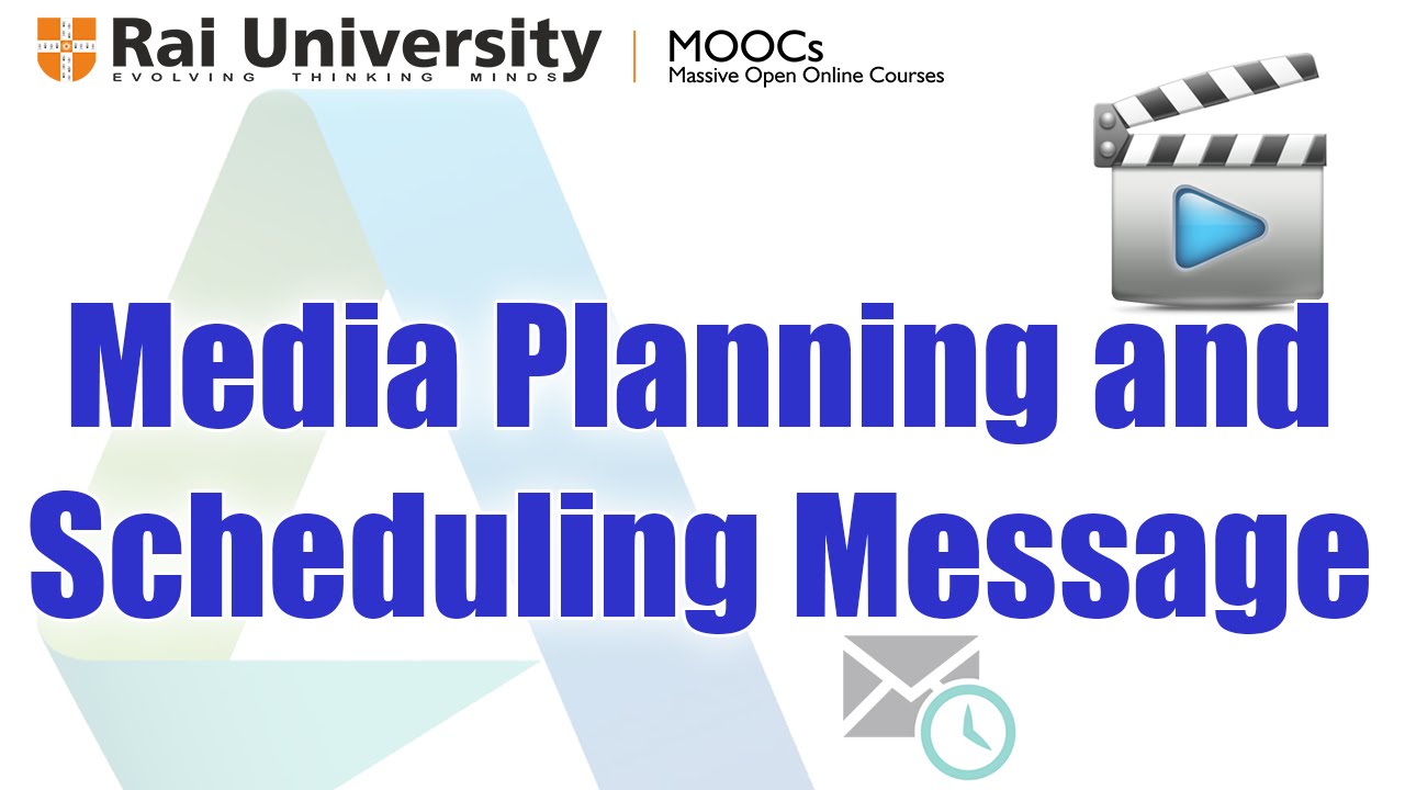 Media planning and scheduling message (Advertising)