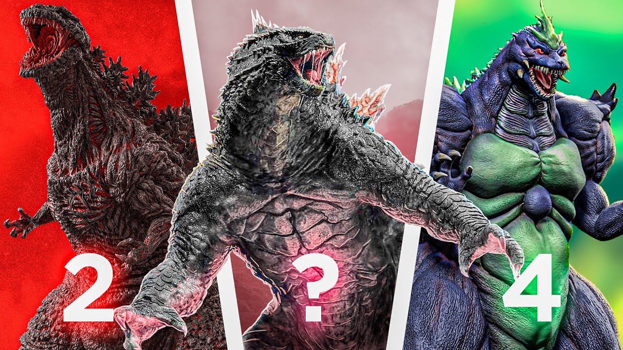 Las versiones más PODEROSAS de Godzilla