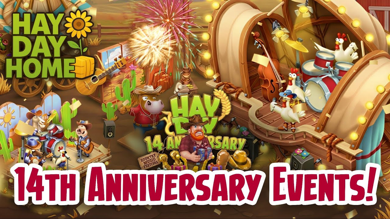 Hay Day 14th Birthday Celebration 🎂 Gifts, Events & Surprises #HayDay #HayDayBirthday #HayDayUpdate