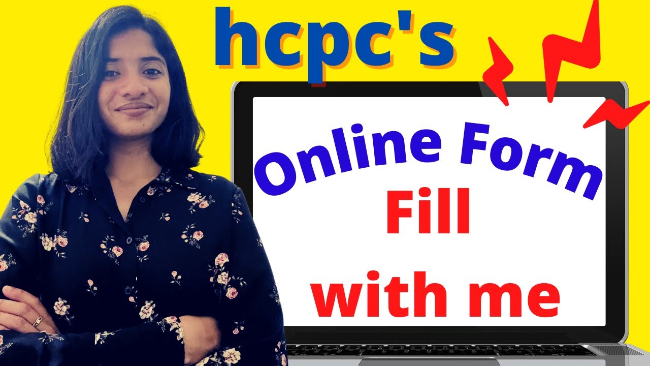 Процесс регистрации в HCPC — онлайн-форма — заявление для иностранных выпускников