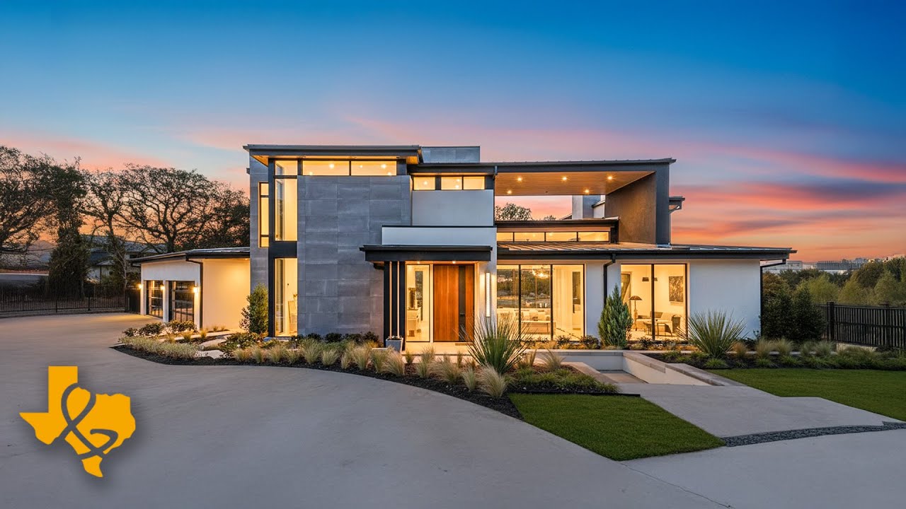 INSIDE an ULTRA LUXURY. ULTRA MODERN MASTERPIECE in Westlake TEXAS