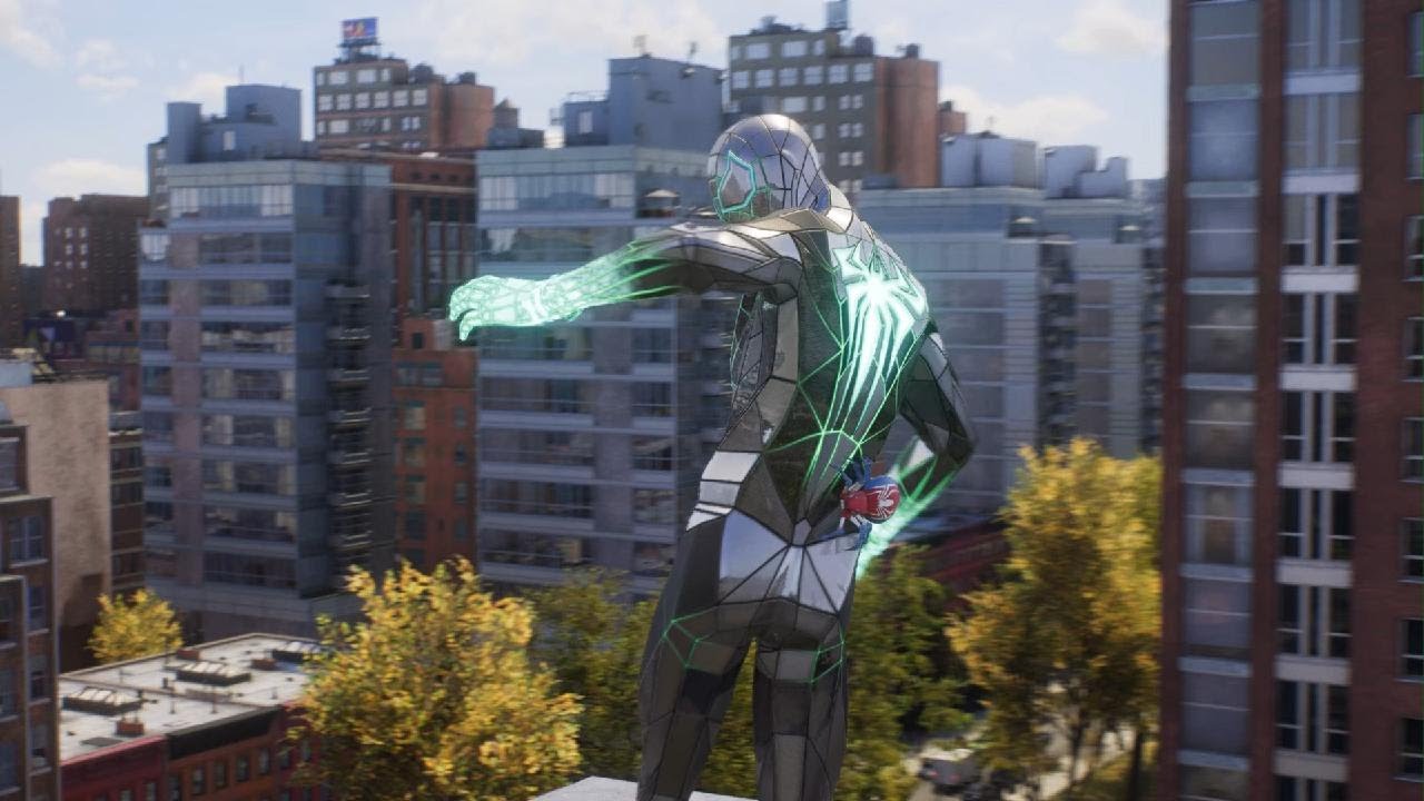 Marvel's Spider-Man 2 swinging