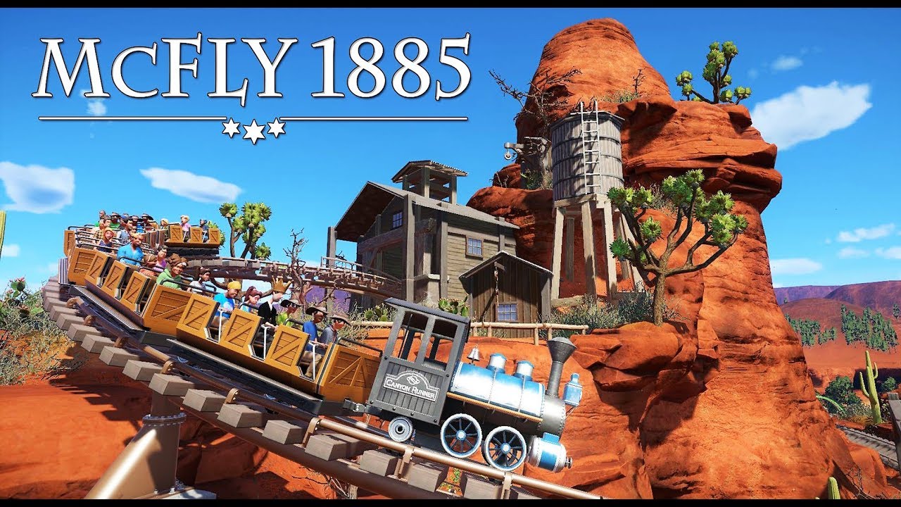 🌵 McFly 1885 | Mine train roller coaster POV | Onride | Planet Coaster