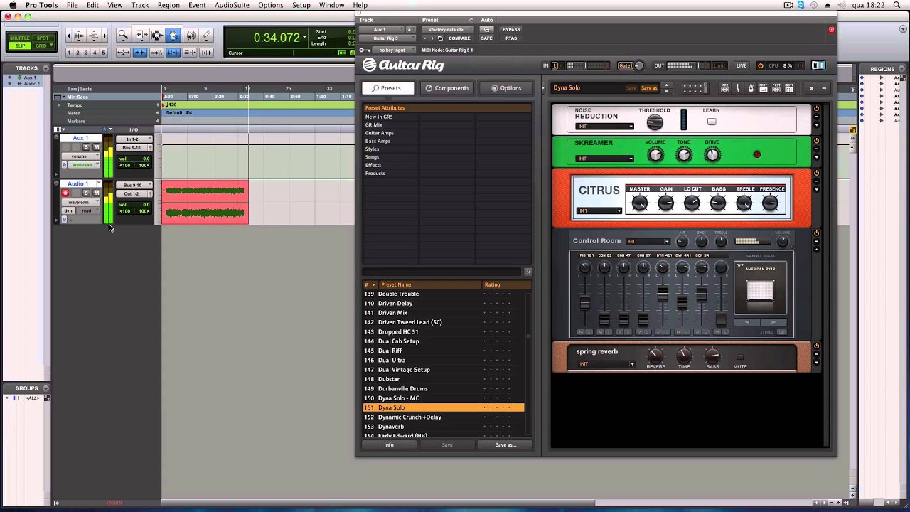 COMO GRAVAR GUITARRA COM O GUITAR RIG NO PROTOOLS