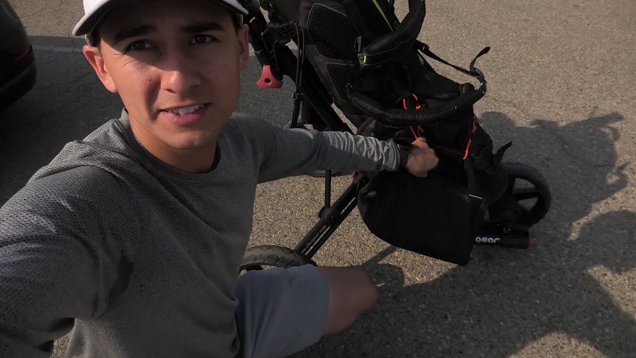 Day 28 - I made an Electric Push Golf Cart - GOLFVlog 2020