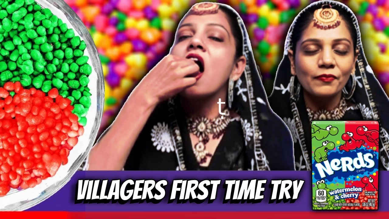Villagers NEVER Seen This Candy Before! Will They LOVE NERDS or LOSE IT? Tribal People Try