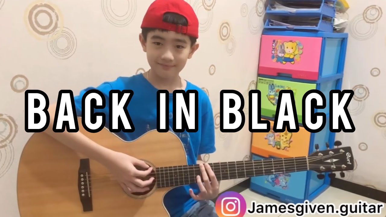 Back In Black - AC/DC - Fingerstyle Guitar Cover by James Given