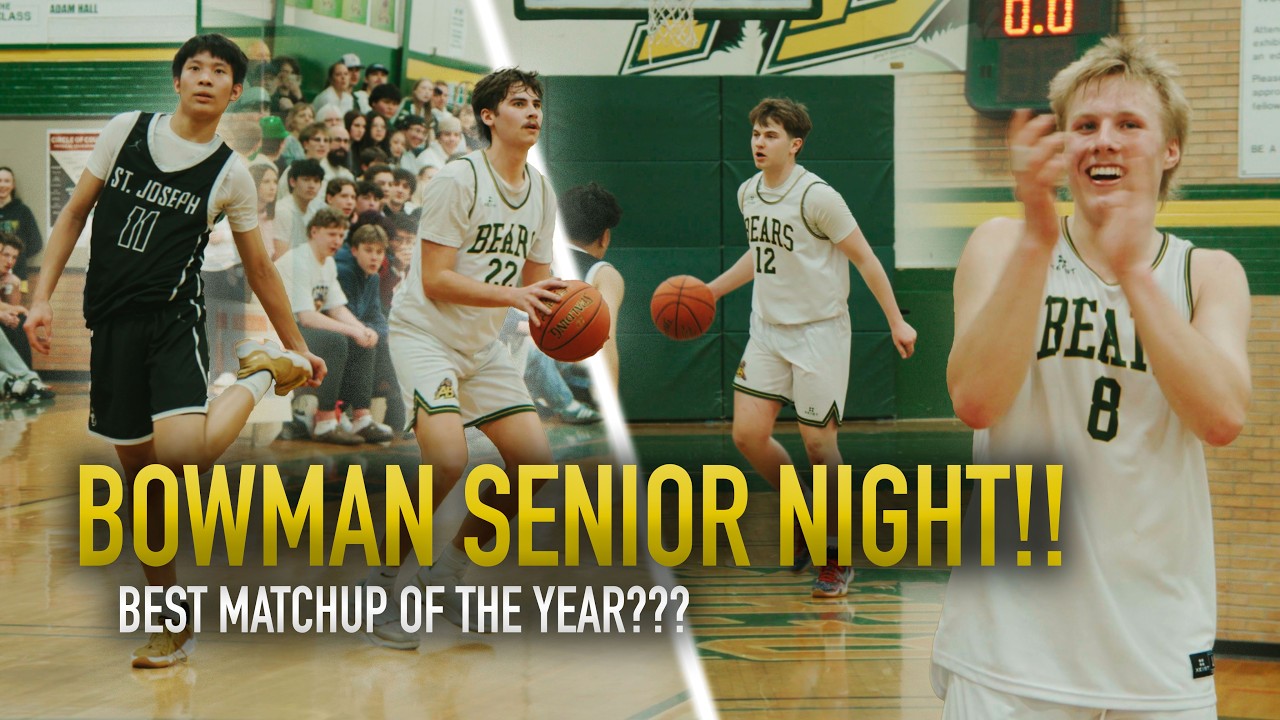 Bowmen Bears SENIOR NIGHT!! St. Joes came to PLAY!!