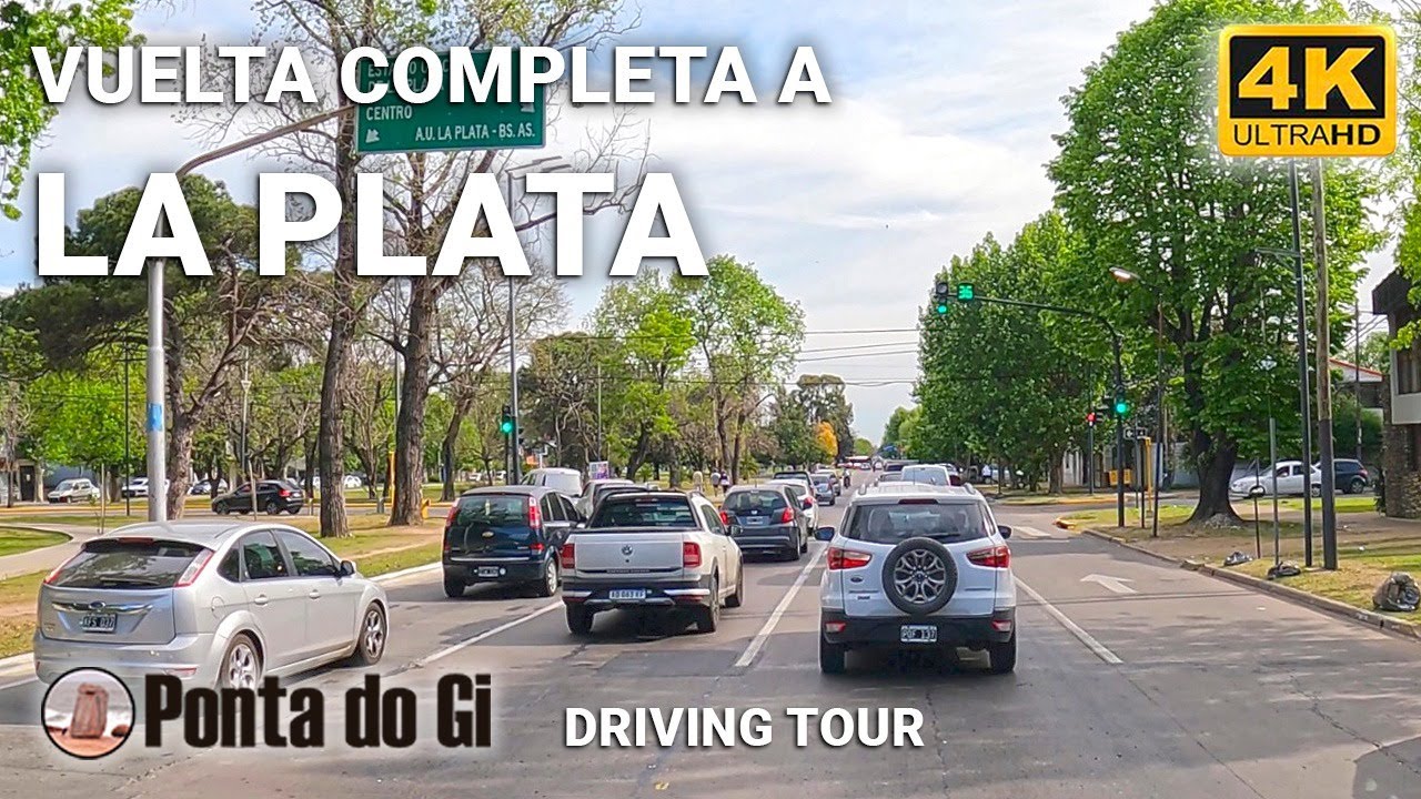 【4K】LA PLATA -un cuadrado perfecto- recorriendo todo su contorno sin cortes 2022 #driving  ARGENTINA