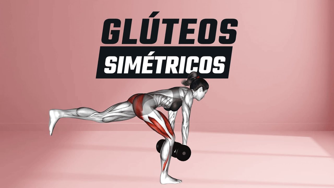 Rutina de GLÚTEOS SIMÉTRICOS con mancuernas 🍑