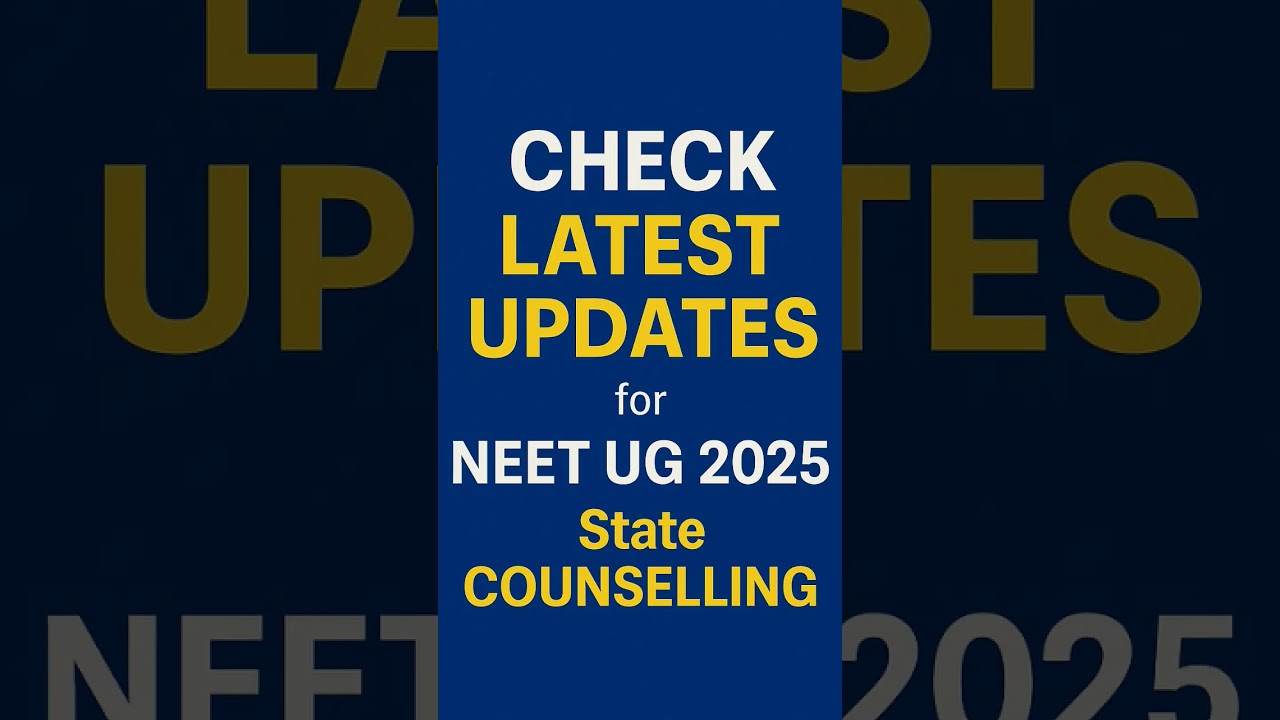 📢 NEET UG 2025 Counselling LIVE &ndash; AP | TS | TN Students Watch Now!📅 Round 1 Registration: July 21