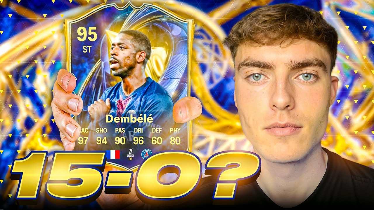 Дембеле с рейтингом 95 TOTS &mdash; самая имбалансная карточка в FC 26?! (15-0, 1 место)