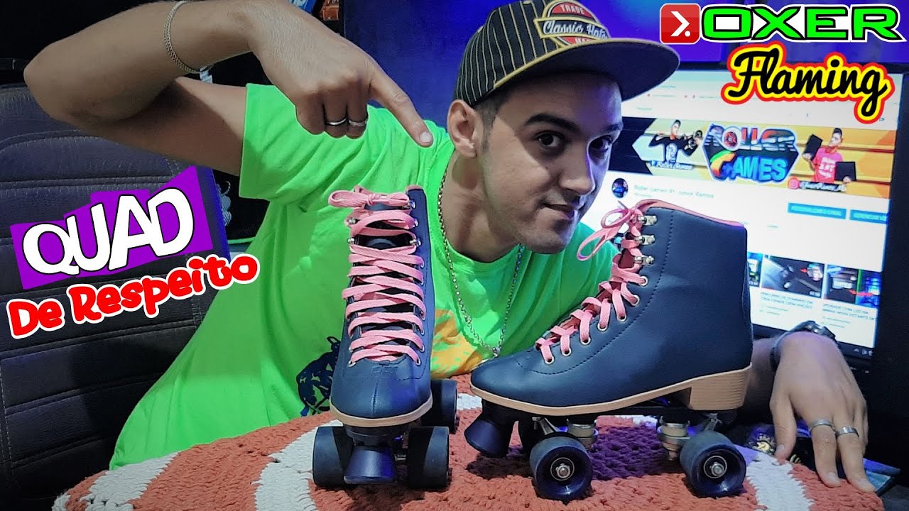 TUDO SOBRE O PATINS QUAD OXER FLAMING ALICE - REACT + REVIEW 😍😍