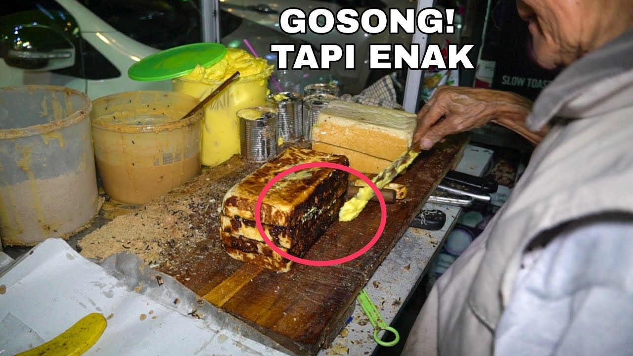LARIS!!! WALAU DIMASAK SAMPAI GOSONG! ROTI BAKAR BANDUNG
