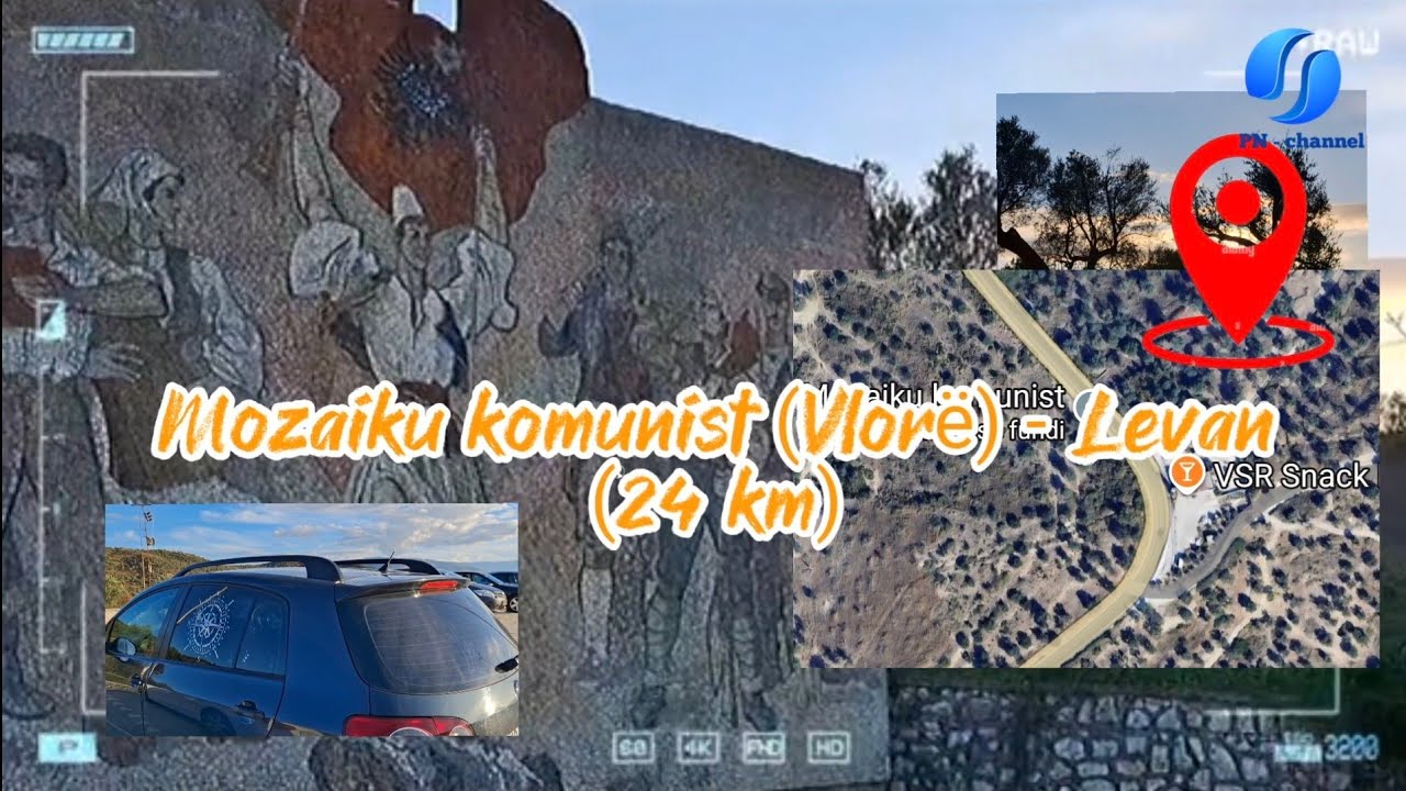 Relaxing weekend drive [Vlorë (Mozaiku komunist) - Levan] - 24 km - Family Trip & Cozy Café🇦🇱