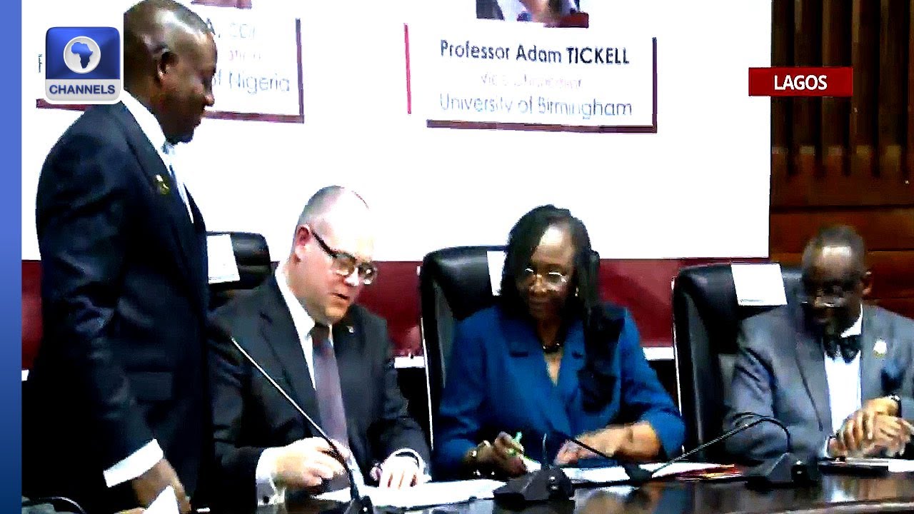 Education Development UNILAG, University Of Birmingham Sign MoU | LIVE