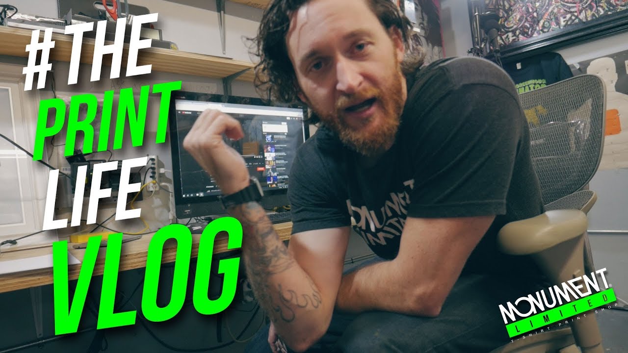 The Print Life Vlog: Hanging around the Monument Limited Print Shop with nothing to do.