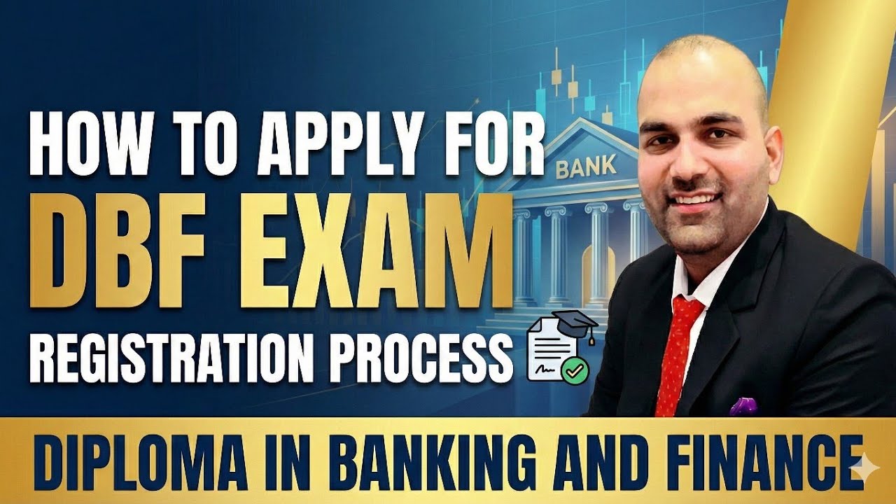 How to apply for DBF exam may 2025 | DBF exam registration process | diploma in banking and finance
