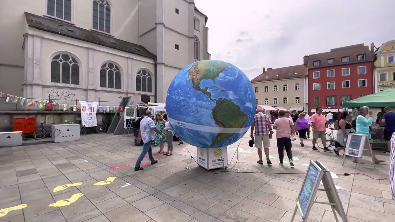 RATYZBONA- miasto z doskonale zachowana średniowieczna starówka i mostem kamiennym nad Dunajem 4K