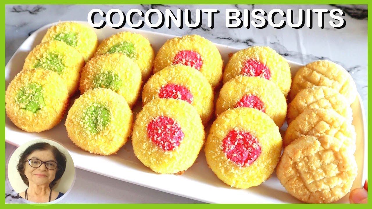 How to Make Eggless Coconut Biscuits / Bakery Style Coconut Biscuits / Best Coconut Biscuits Recipe