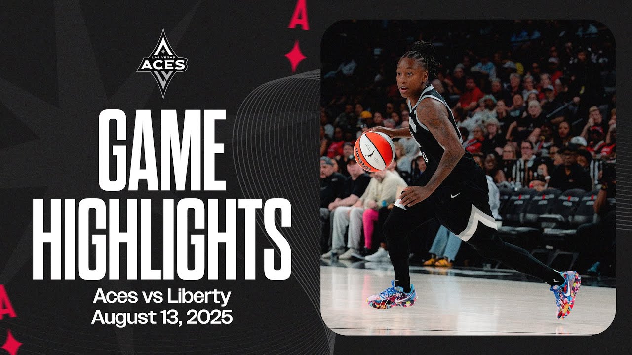 Las Vegas Aces vs New York Liberty Highlights | 8.13.25