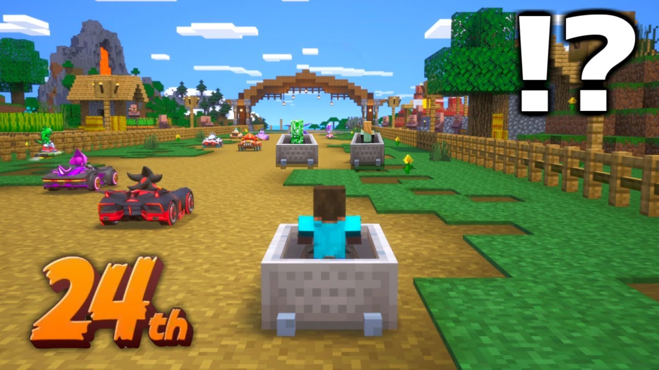 【衝撃】マイクラのキャラが使えるレースゲームがヤバすぎる。【ソニックレーシングクロスワールド】