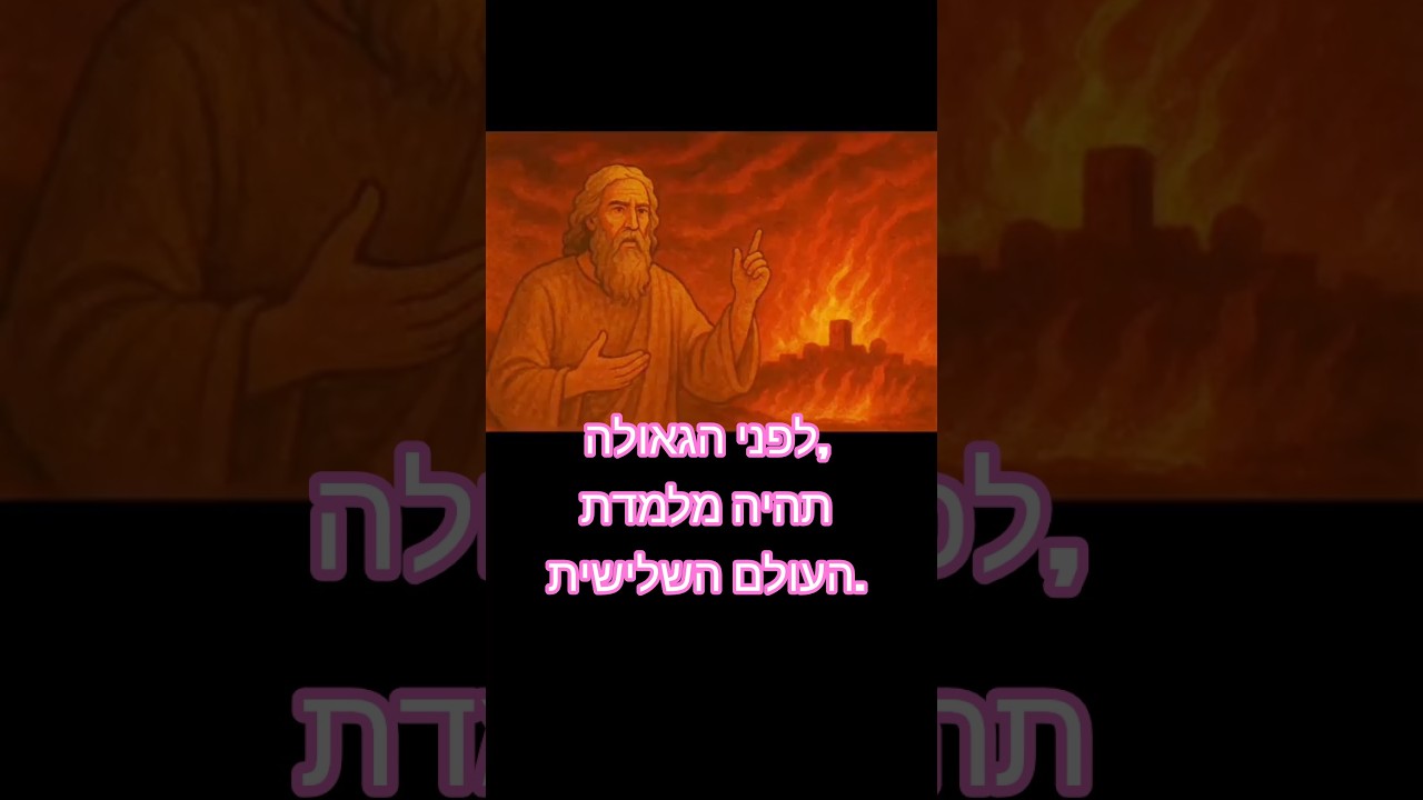 לפני הגאולה תיהיה מלחמה עולמית גדולה. #מלחמה #גאולה