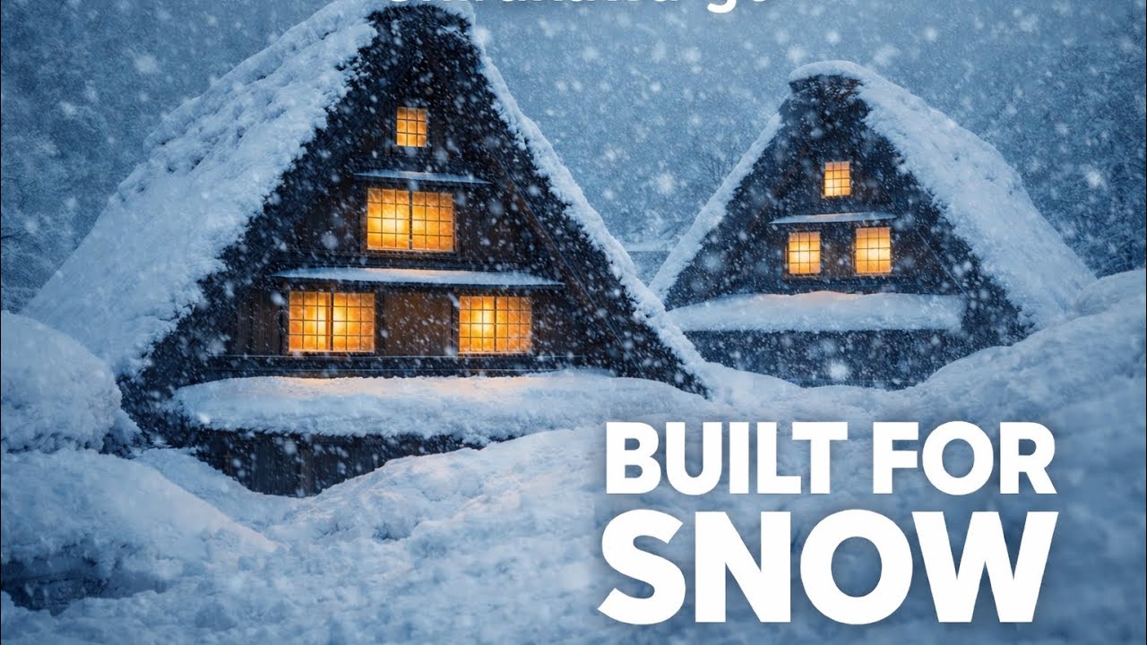 【Shirakawa-go:白川郷】This Village Was Built to Survive Snow