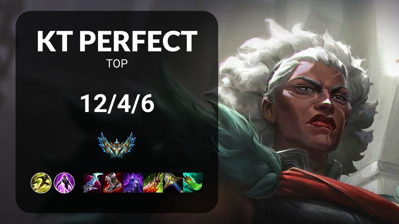 KT PerfecT Ambessa vs Quinn TOP - KR CHALLENGER Patch 15.12