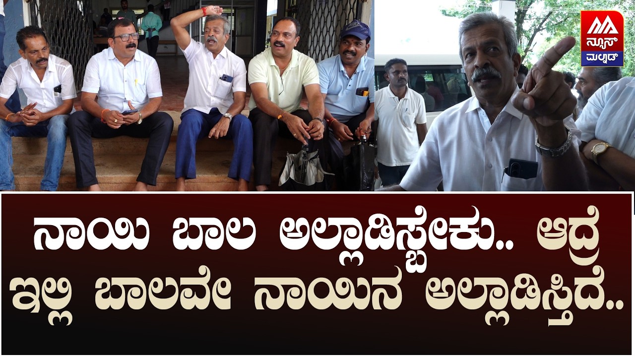 Sringeri | ನಾಯಿ ಬಾಲ ಅಲ್ಲಾಡಿಸ್ಬೇಕು.. ಆದ್ರೆ ಇಲ್ಲಿ ಬಾಲವೇ ನಾಯಿನ ಅಲ್ಲಾಡಿಸ್ತಿದೆ.. | NEWS MALNAD