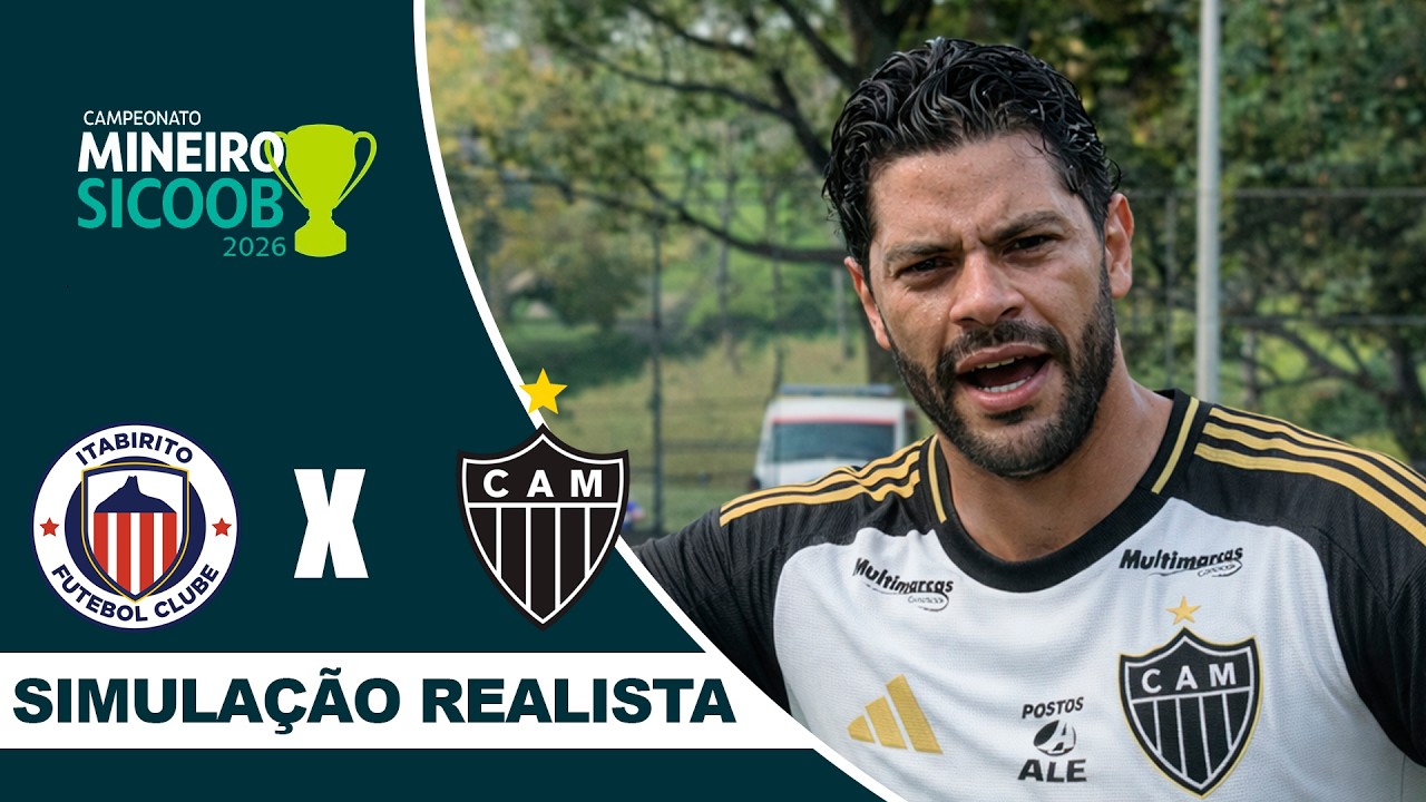 ITABIRITO X ATLETICO-MG| Campeonato Mineiro 2026 | Simulação Realista