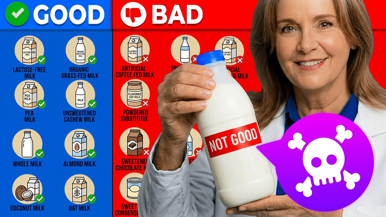 Doctors Are Warning: Stop Drinking These 4 Milks After 60 (They Are Poisoning Your Bones!)