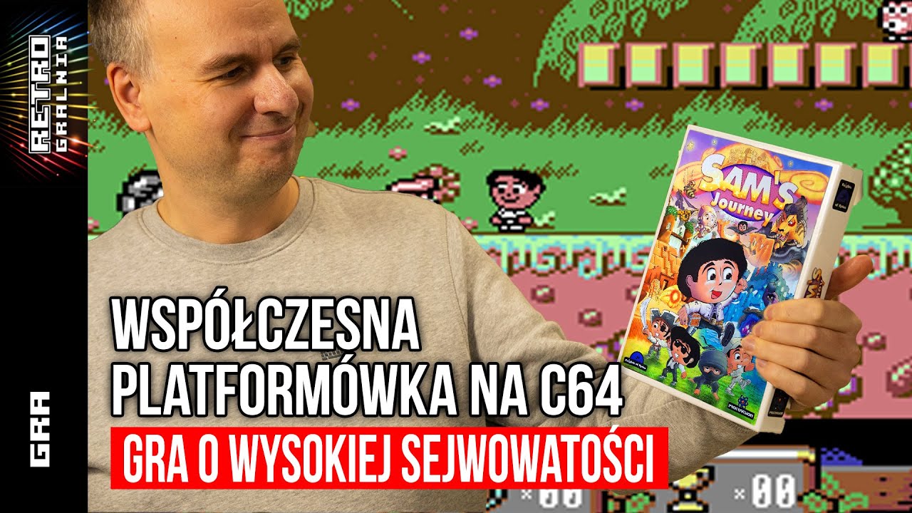 🕹️ Wsp&oacute;łczesna Turbo Platform&oacute;wka na C64 - Sam's Journey [RG#528]