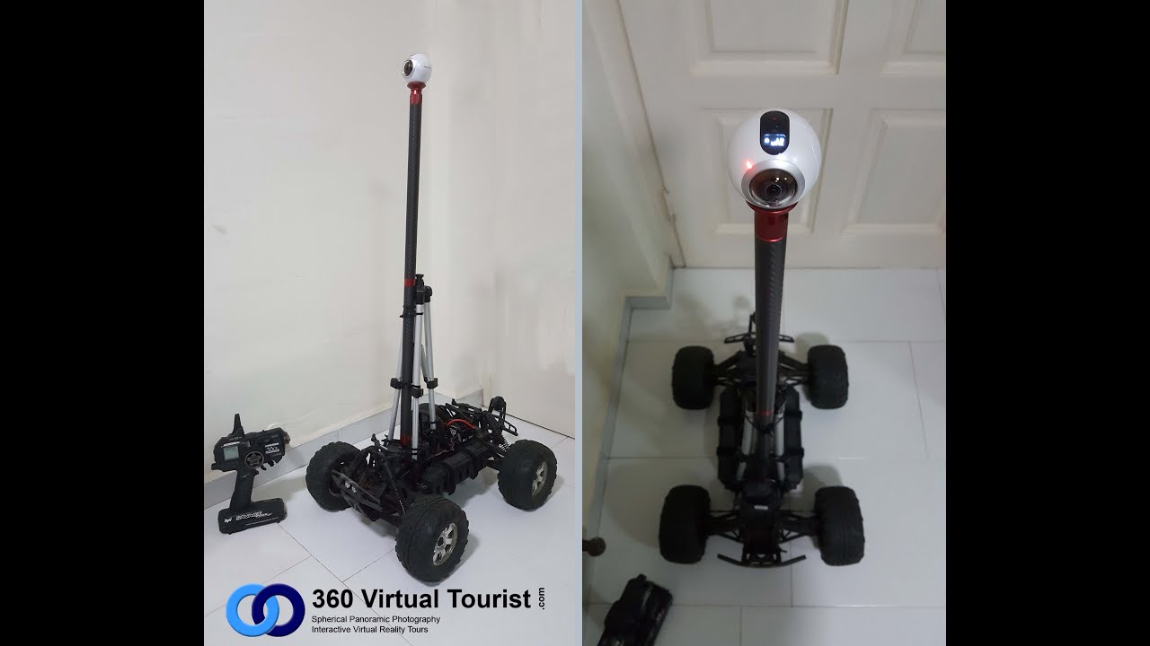 DIY RC Car Mount for 360° Video Camera