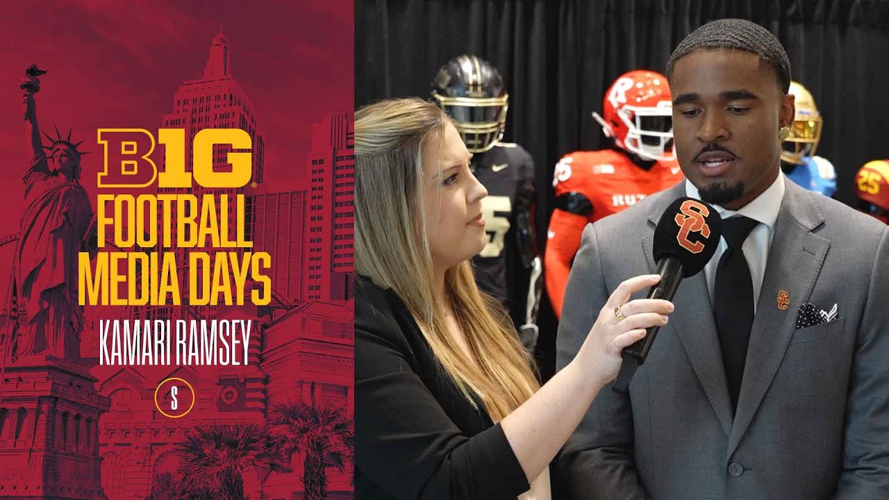 USC's Kamari Ramsey on Year 2 for DC Lynn, expectations for himself as a leader | Big Ten Media Day