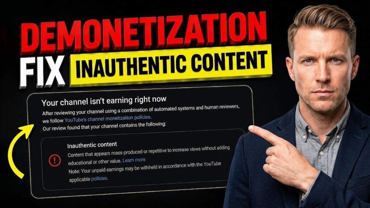 🚨 Demonetized? YouTube Monetization Policy 2026 Warning! #WebSucces