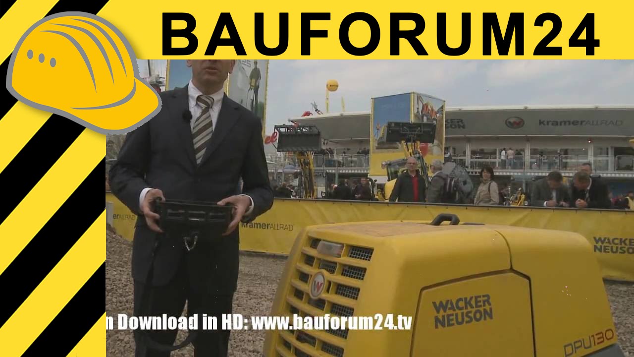 Wacker Neuson Rüttelplatte DPU 130 - bauma