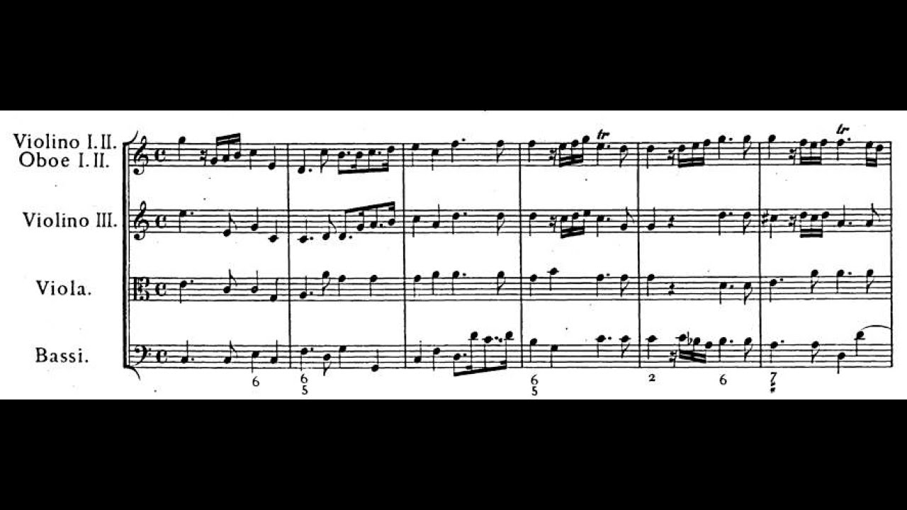 Händel, Rodelinda - Ouverture (score)