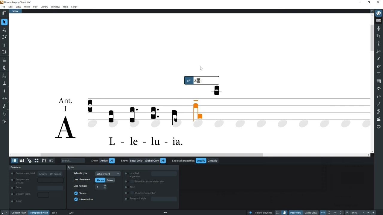 Cantorum Tutorial