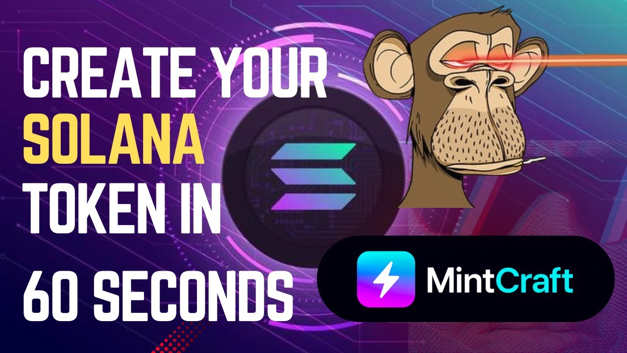 How to Create Solana Token without coding - Mintcraft (Fastest Solana Token Generator)